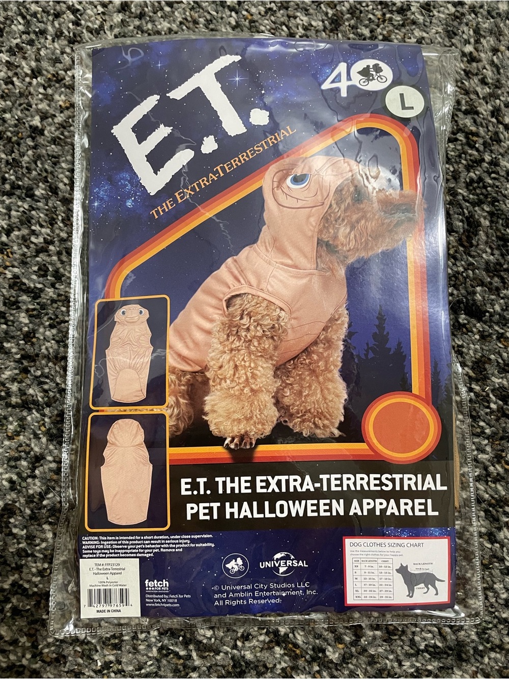 E.T Dog Halloween Costume